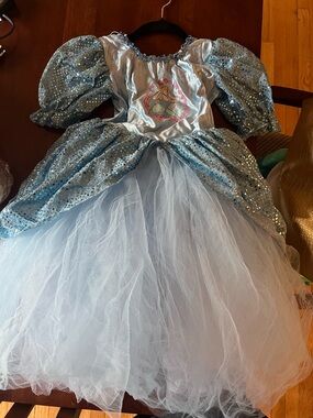 Disney Light Blue Sparkle Princess Tulle Gown